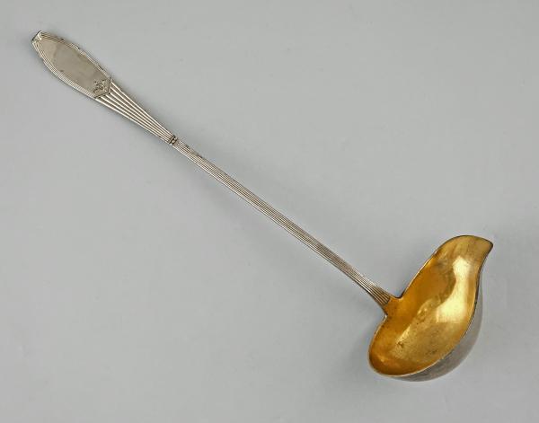 Kelle Lineament Relief Klassizismus-Stil teilvergoldet L 37,5 cm