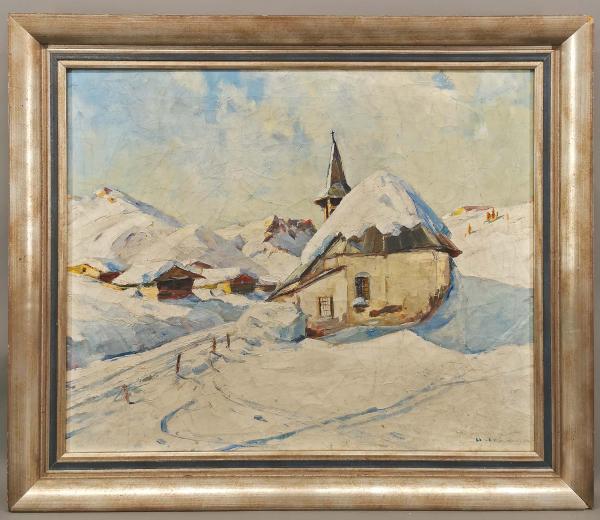 Hollmann, Kapelle im Winter