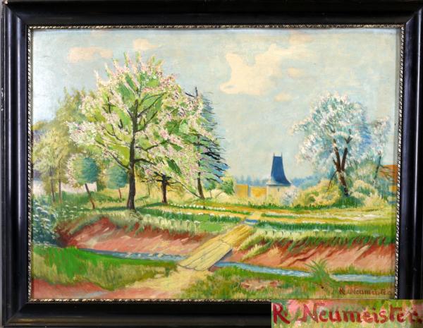Neumeister, R., Frühlingslandschaft