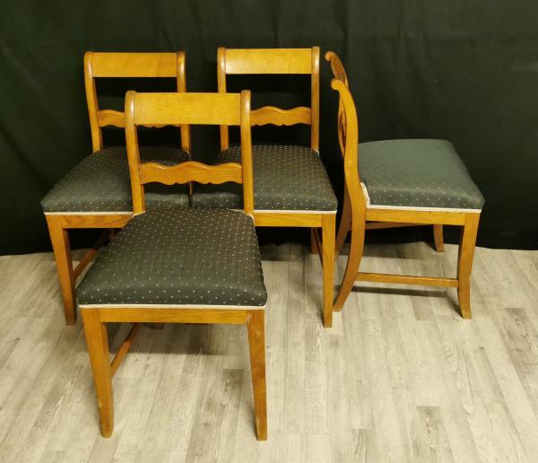 Satz 4 Stühle Biedermeier