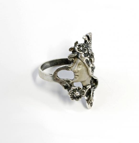 Jugendstil - Ring Prinzessin.   in Größen.58