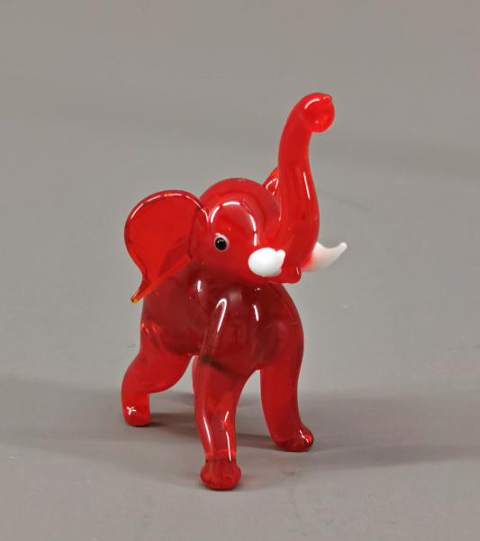 Elefant steh. rot 6cm