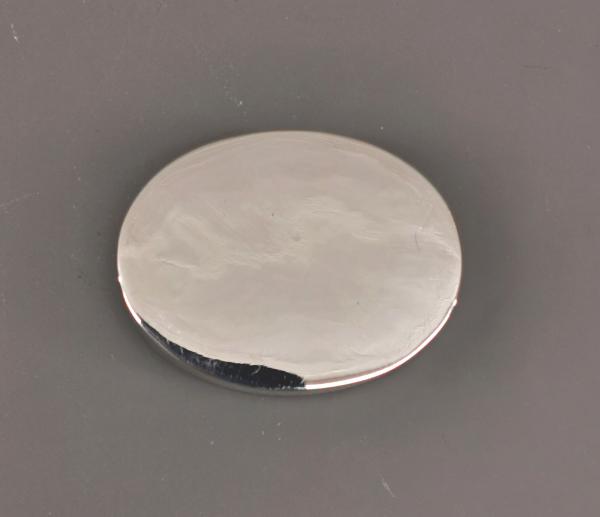 Pillendose oval graviert Doppelfach
