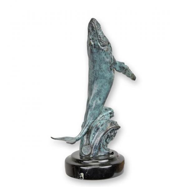 Bronze Skulptur Buckelwal
