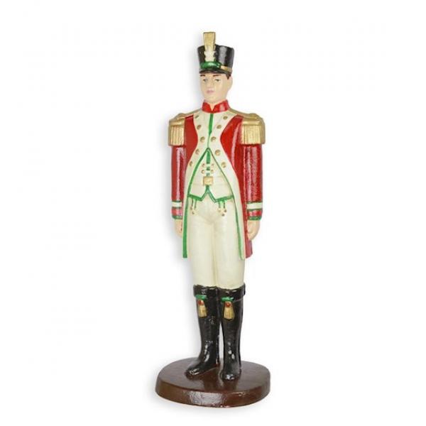 Eisen Figur Skulptur rustikal Mann in Uniform