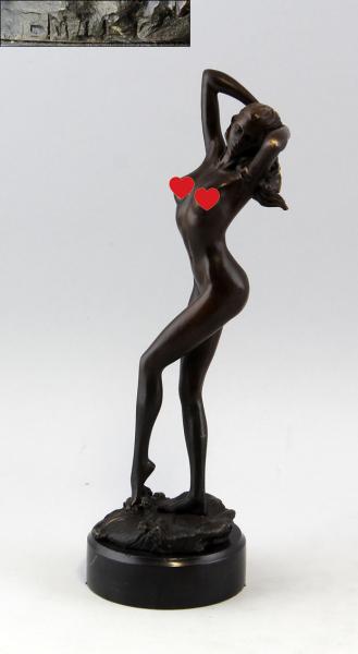 Bronze Skulptur weiblicher Akt