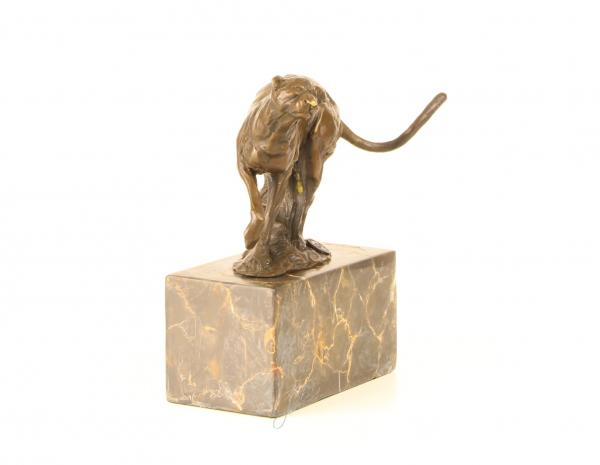 Bronze Plastik Leopard Pumas
