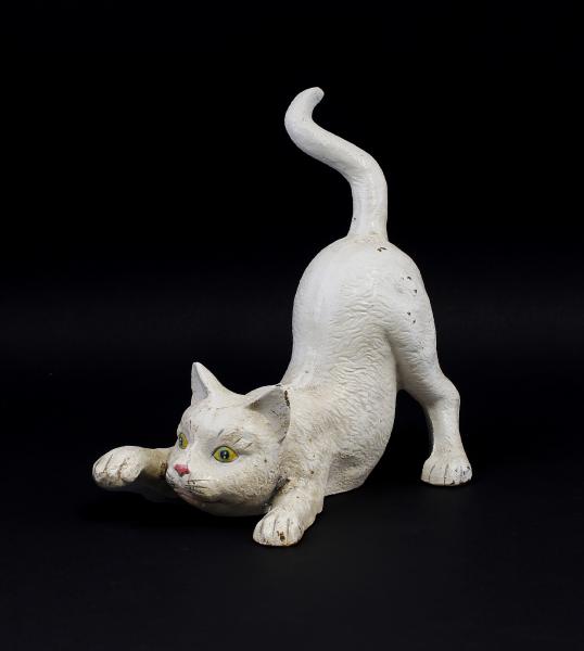 Türstopper Katze weiß
