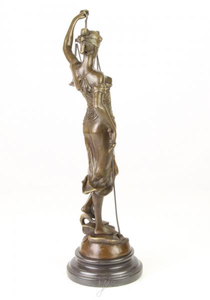 Bronze Skulptur Justitia