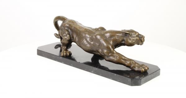 Bronze Skulptur eines Panthers