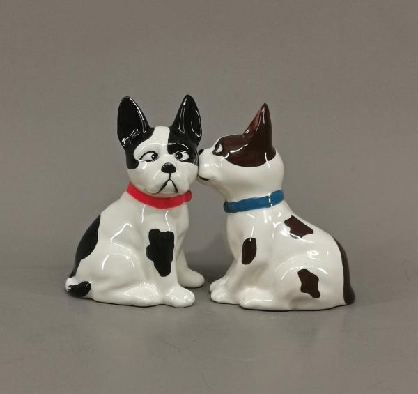 Salz und Pfeffer Streuer Paar Hunde