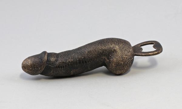 Flaschenöffner Phallus Eisen