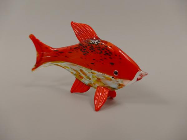 Glasfigur Murano-Stil Fisch L.9x6cm