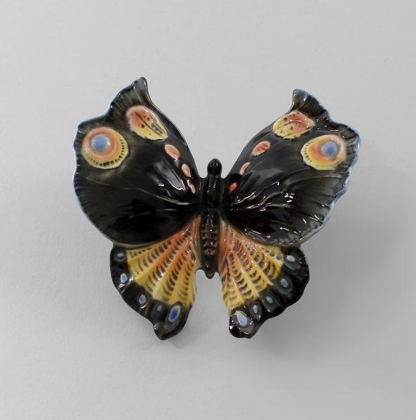 Schmetterling, schwarz/gelb